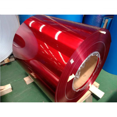 De Rolleverancier van het polyesterkleur Met een laag bedekte Aluminium voor Gotenfolie 1050 Gouden Witte Rode Zwarte