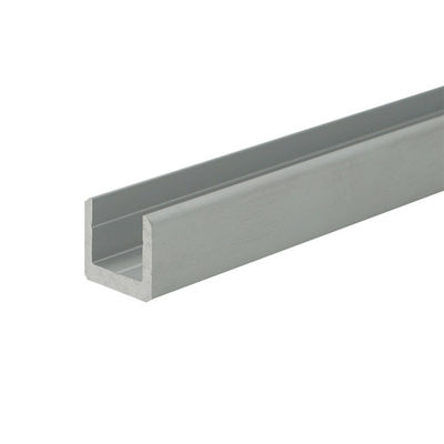 L'extrusion en aluminium de rail profile le profil carré de tube de profilé en u pour le système de cube