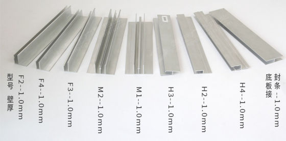 O perfil de alumínio da construção da extrusão para a tira conduzida T da montagem de painel solar entalha 20x20 2040